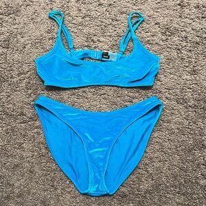 TRIANGL Swimwear - Andrea velvet bikini in Ocean